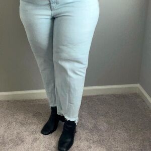 LANE BRYANT Light wash denim jeans